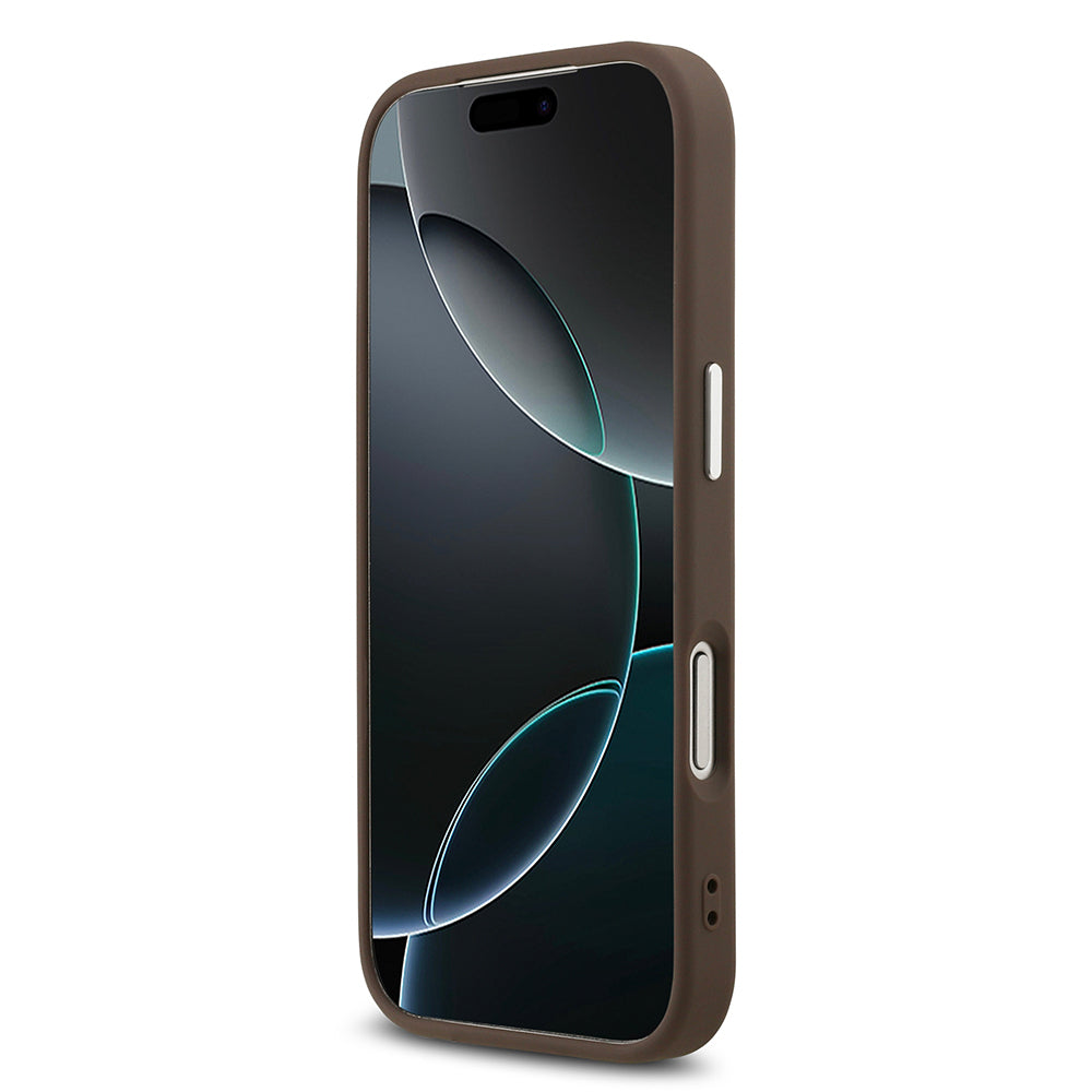 Guess iPhone 17 Pro Orjinal Lisanslı M-safe Şarj Özellikli 4G Klasik Yazı Logolu Kılıf