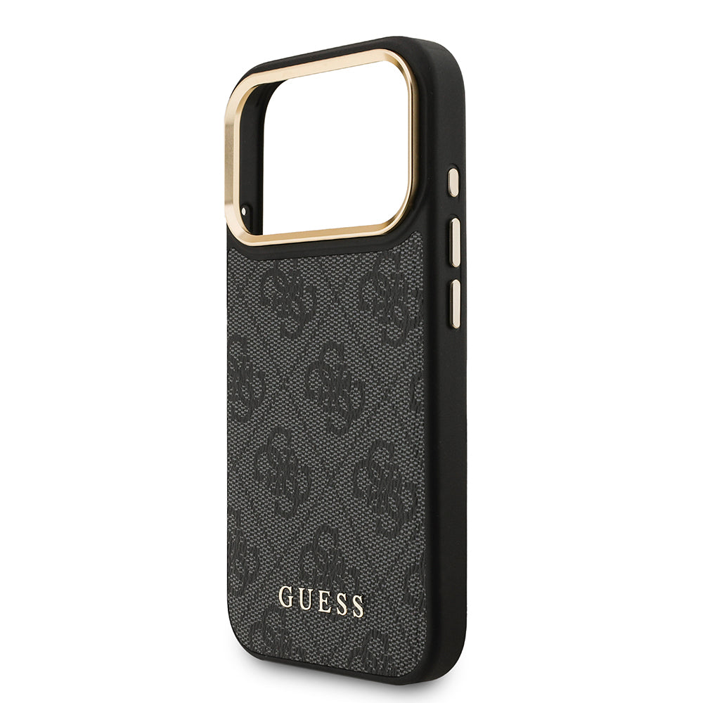 Guess iPhone 17 Pro Orjinal Lisanslı M-safe Şarj Özellikli Askılı ve 4G Logo Kartlıklı Kılıf