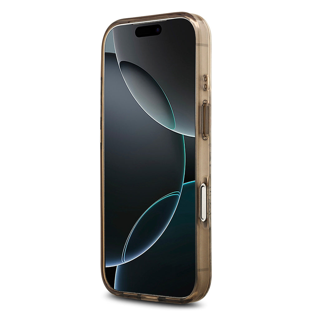 Guess iPhone 17 Pro Orjinal Lisanslı M-safe Şarj Özellikli Flower Tonal Circle Kılıf