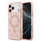 Guess iPhone 17 Pro Orjinal Lisanslı M-safe Şarj Özellikli IML Baskılı Klasik Logolu 4G Desenli Kılıf