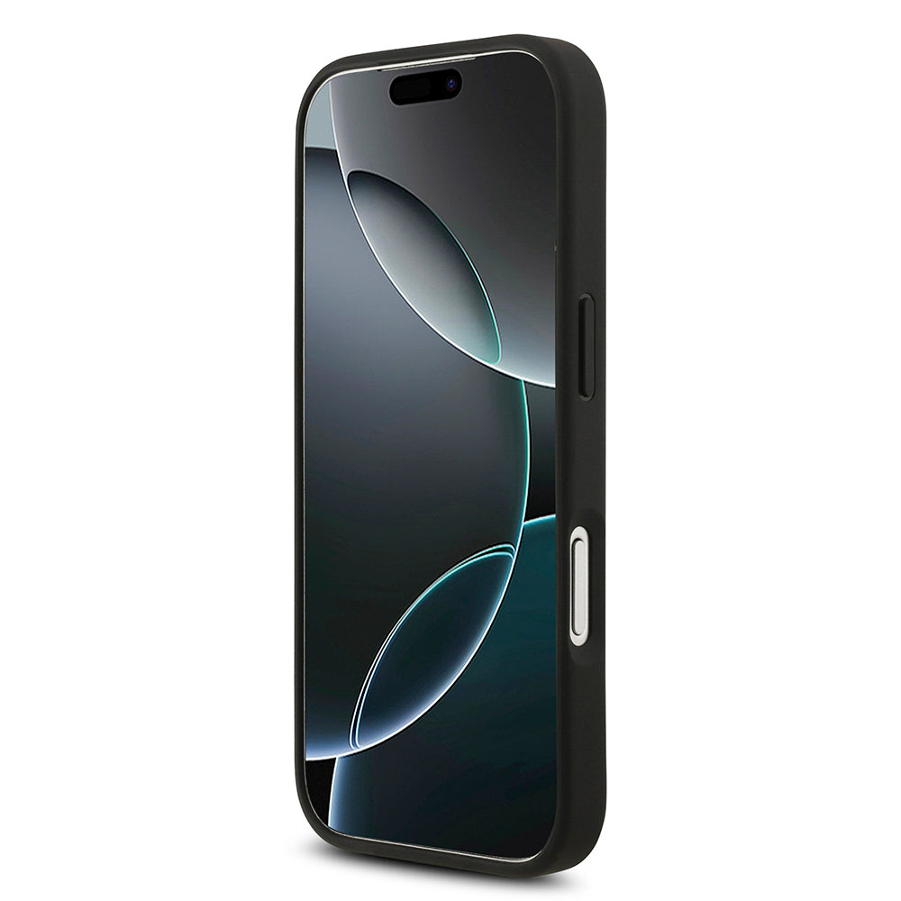 Guess iPhone 17 Pro Orjinal Lisanslı M-safe Şarj Özellikli Yazı Logolu Circle Classic Kılıf