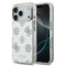 Guess iPhone 17 Pro Orjinal Lisanslı Metal Kamera Çerçeveli Simli Aynalı Kılıf