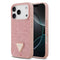 Guess iPhone 17 Pro Orjinal Lisanslı Taşlı Arka Yüzey Üçgen Logolu Telefon Kılıfı
