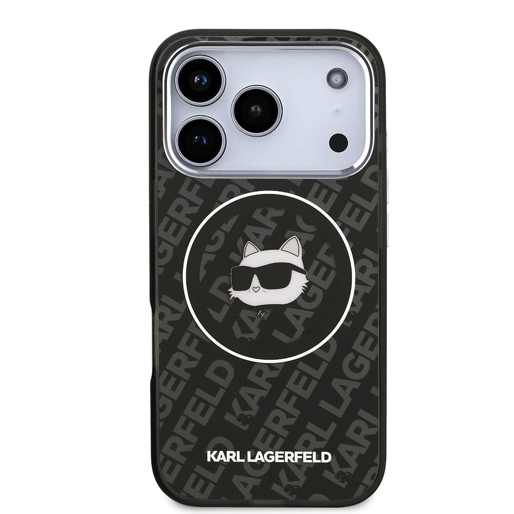 Karl Lagerfeld iPhone 17 Pro Orjinal Lisanslı IML Baskılı Choupette Heads Kılıf