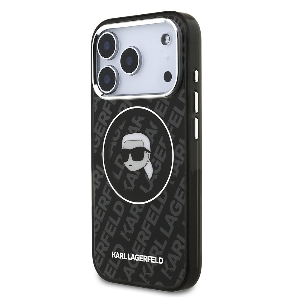 Karl Lagerfeld iPhone 17 Pro Orjinal Lisanslı IML Baskılı KL Heads Kılıf