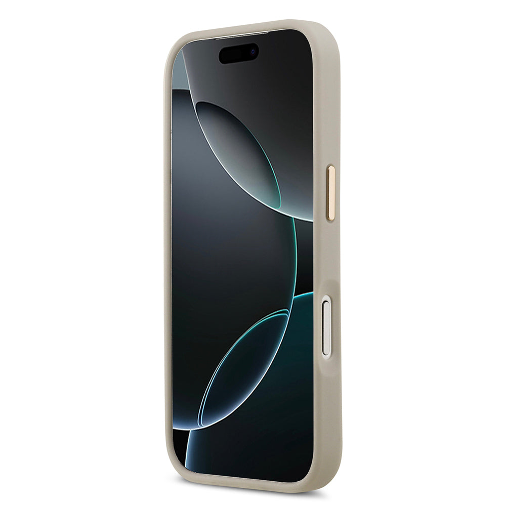 Lacoste iPhone 17 Pro Orjinal Lisanslı M-safe Şarj Özellikli Champs Elysees PU Deri Tasarımlı Kılıf
