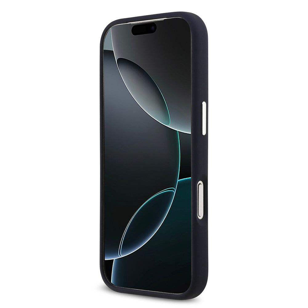 Lacoste iPhone 17 Pro Orjinal Lisanslı M-safe Şarj Özellikli İkonik Logolu Metal Kamera Çerçeveli Silikon Kılıf