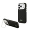 Lacoste iPhone 17 Pro Orjinal Lisanslı M-safe PU Pike Desenli Standlı Metal Logolu Telefon Kılıfı