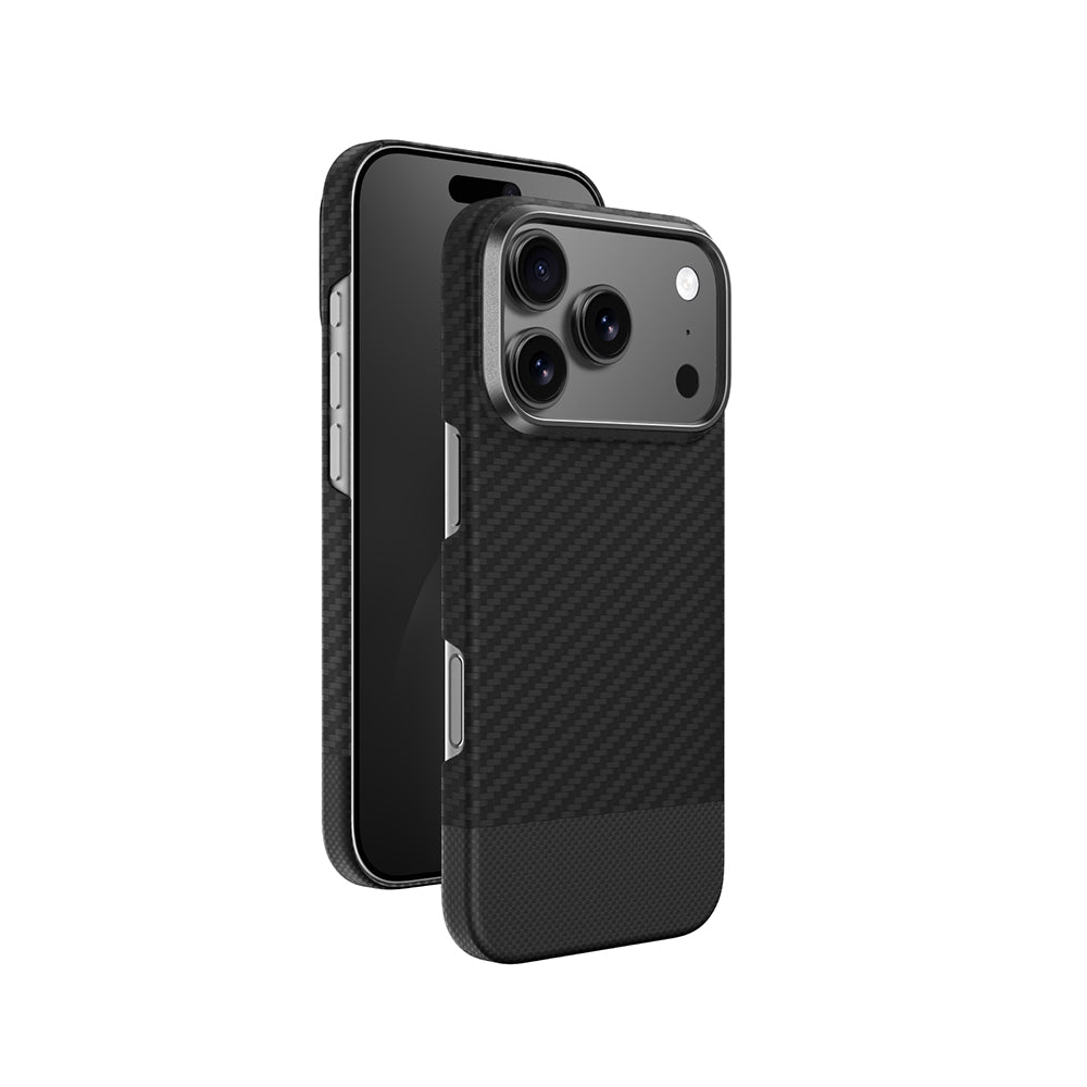 Amazingthing Titan Max Serisi iPhone 17 Pro M-safe Şarj Özellikli 1500D Aramid Fiber Kılıf