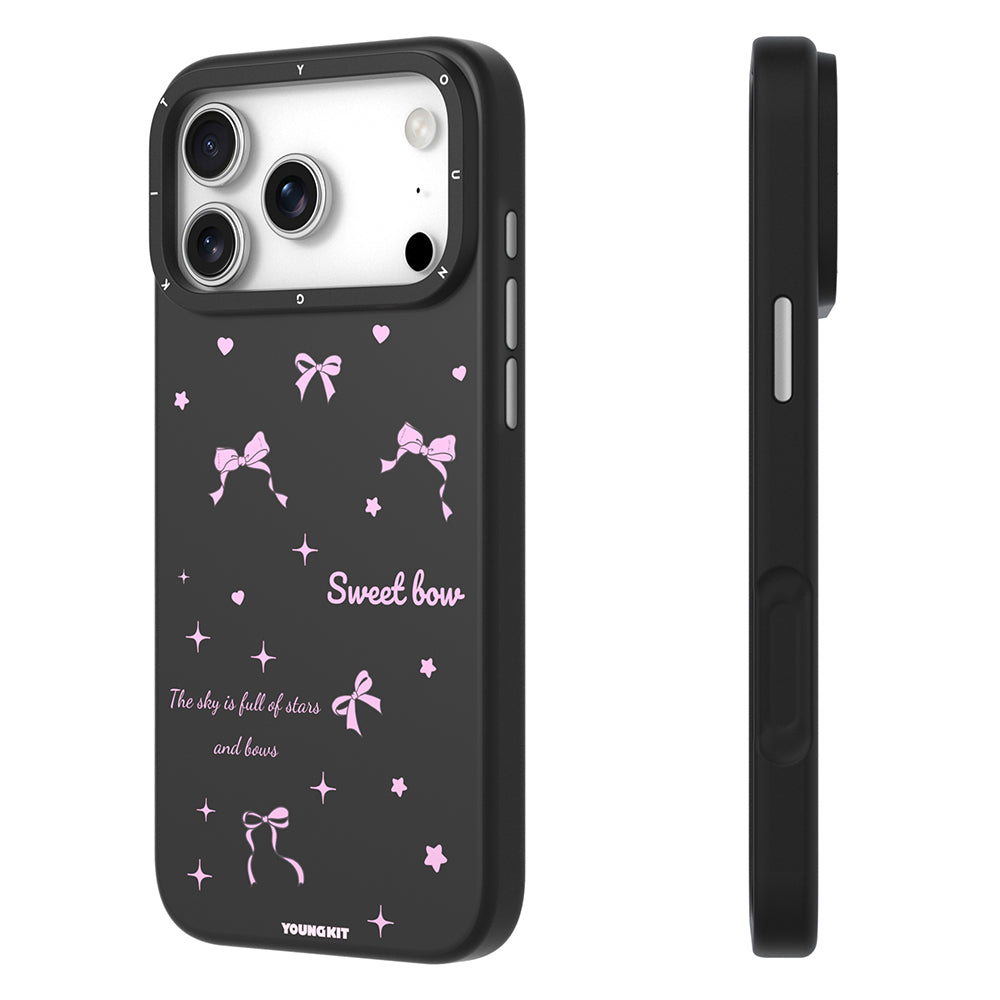 Youngkit Sweathart Serisi iPhone 17 Pro M-Safe Şarj Özellikli Airbagli Çift Katmanlı Telefon Kılıfı