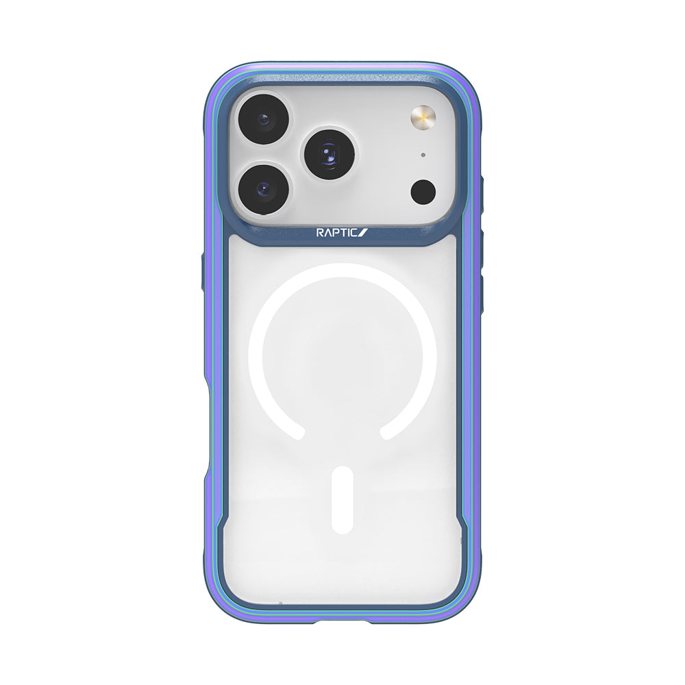 Raptic Shield Serisi iPhone 17 Pro Magsafe Airbagli Şeffaf Arka Yüzey Telefon Kılıfı