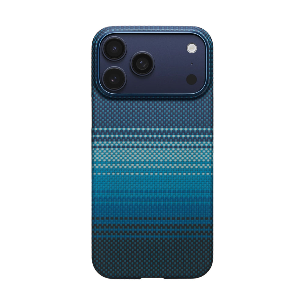 Pitaka Tactile Woven Sunset-Moonrise Serisi iPhone 17 Pro M-safe Şarj Özellikli Aramid Fiber Kılıf