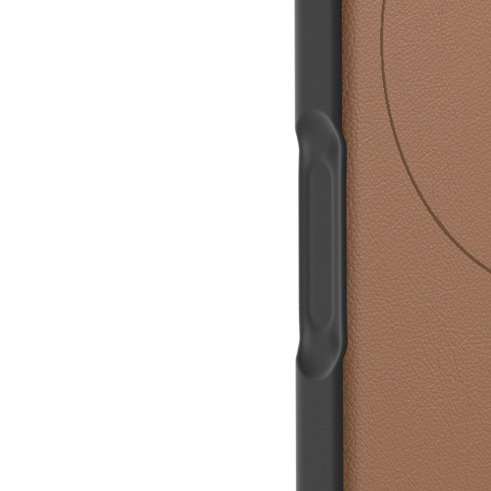 Youngkit Tech Fashion Serisi iPhone 17 Pro M-safe Şarj Özellikli Basit Mat Deri Desenli Kılıf