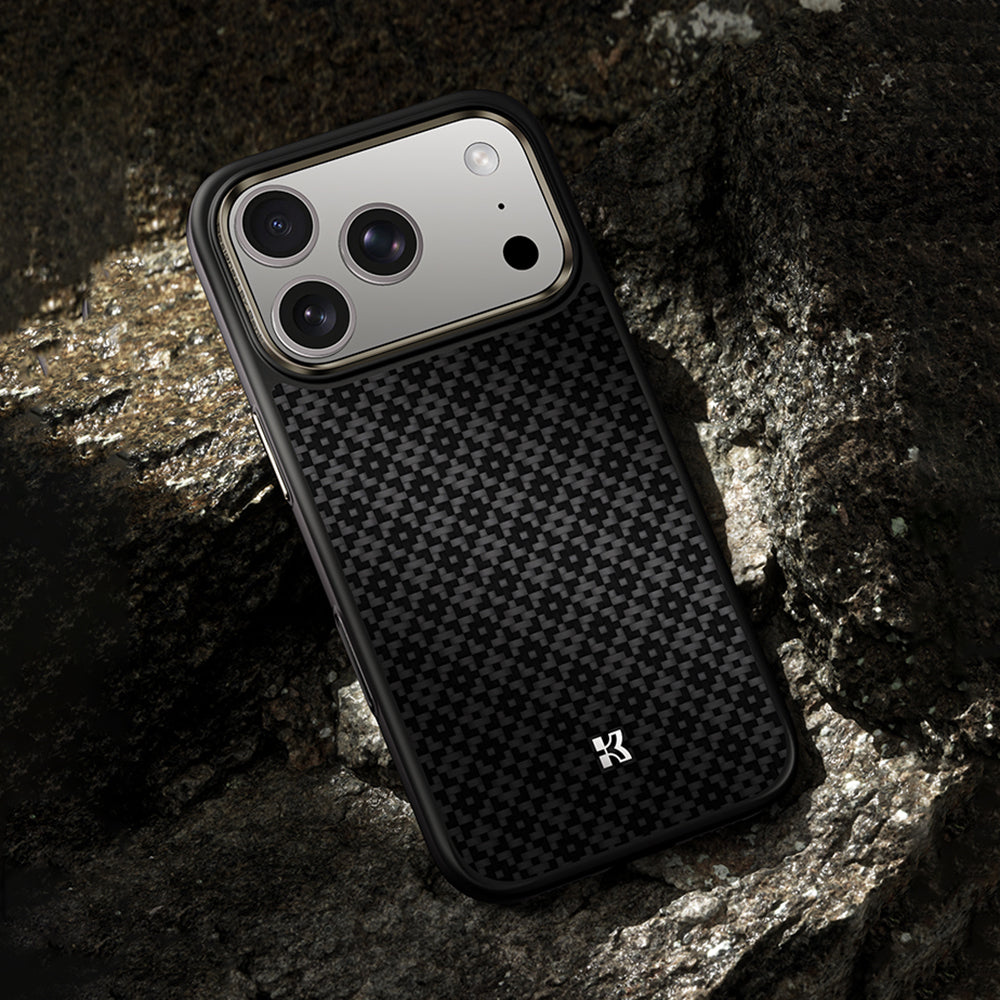 Benks ArmorPro ArmorGrid Serisi Kevlar iPhone 17 Pro M-Safe Şarj Özellikli Telefon Kılıfı