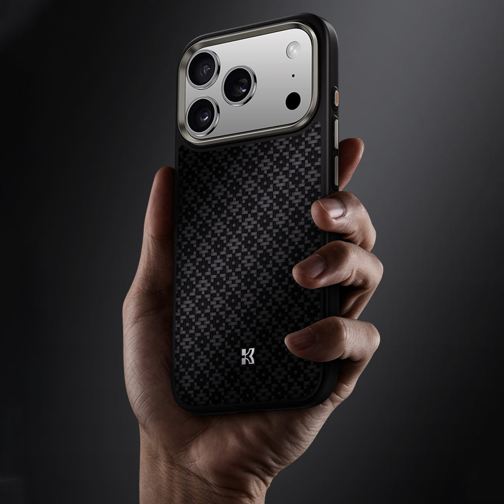 Benks ArmorPro ArmorGrid Serisi Kevlar iPhone 17 Pro M-Safe Şarj Özellikli Telefon Kılıfı