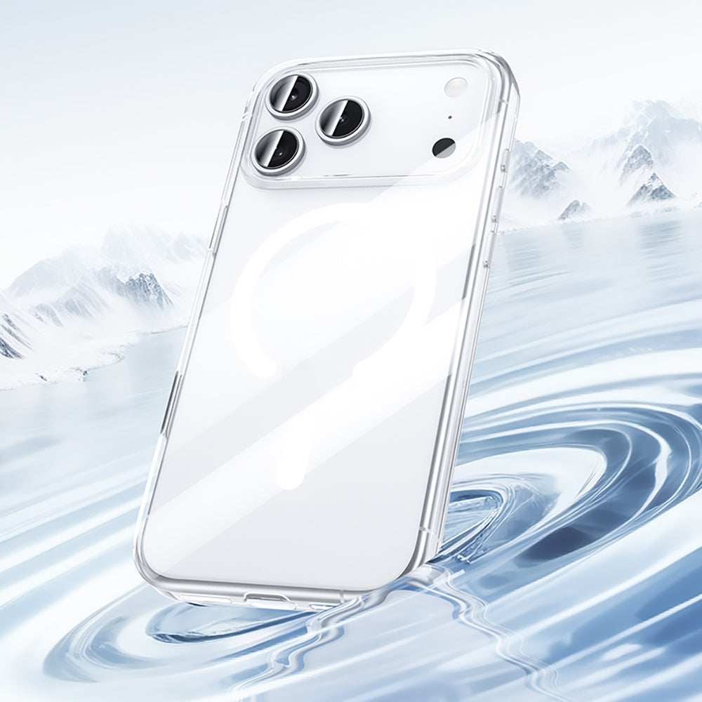 Benks Crystal Serisi iPhone 17 Pro M-safe Şarj Özellikli Şeffaf Telefon Kılıfı