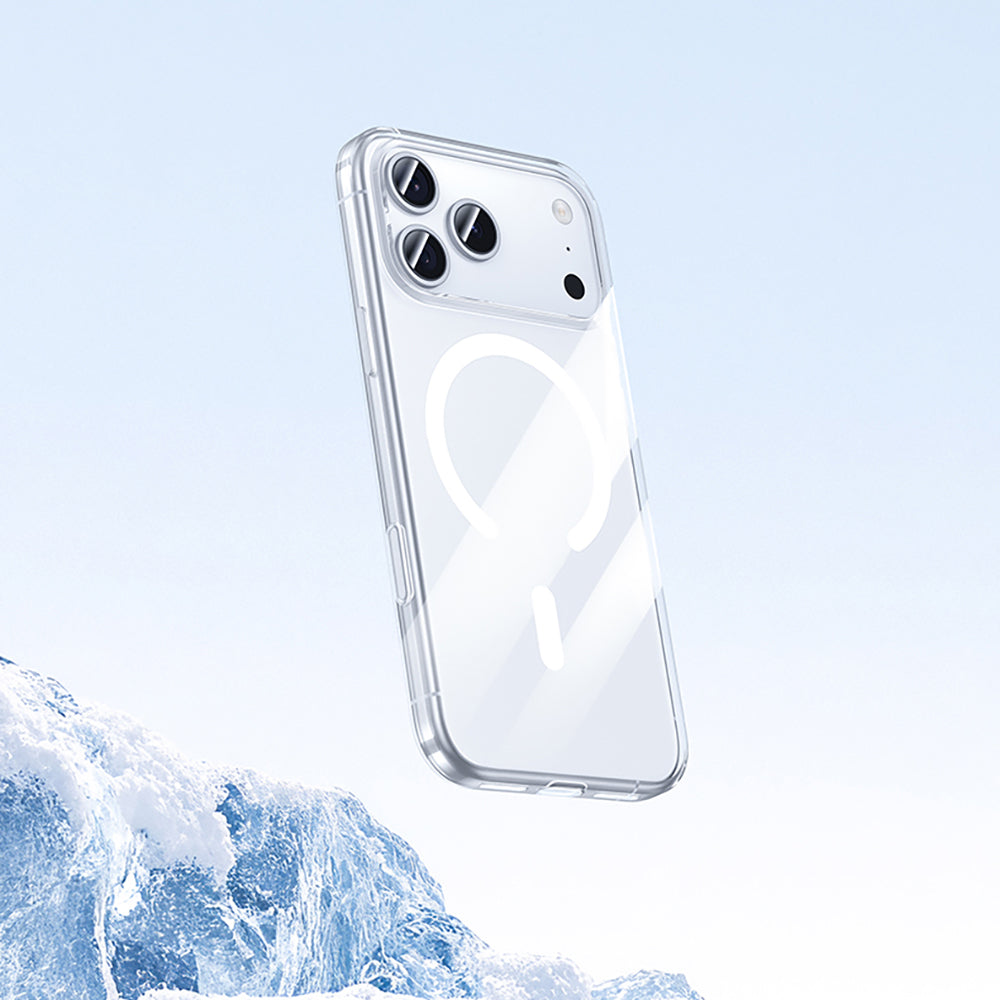 Benks Crystal Serisi iPhone 17 Pro M-safe Şarj Özellikli Şeffaf Telefon Kılıfı