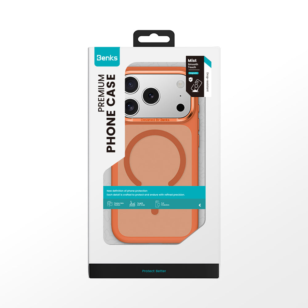 Benks Mist C-Magnet iPhone 17 Pro M-Safe Şarj Özellikli Telefon Kılıfı