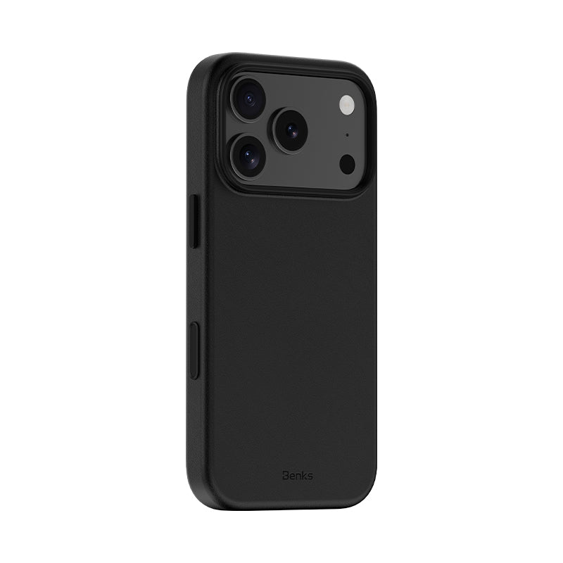 Benks VitaPro Serisi iPhone 17 Pro Magsafe Çizilmeye Dayanıklı PU Deri Telefon Kılıfı