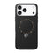 Pynana Dancing Circle Luxury Serisi iPhone 17 Pro Kılıf M-safe Şarj Özellikli Deri Tasarımlı Standlı Kılıf