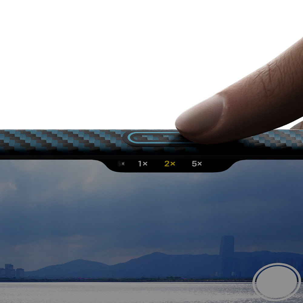 Pitaka Ultra-Slim iPhone 17 Pro M-Safe Şarj Özellikli Kamera Kontrol Butonlu Aramid Fiber Kılıf