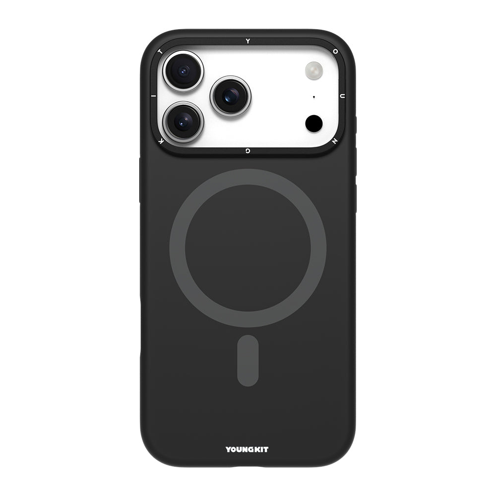 Youngkit Gel Cream Serisi iPhone 17 Pro M-Safe Şarj Özellikli Kamera Standlı Kılıf
