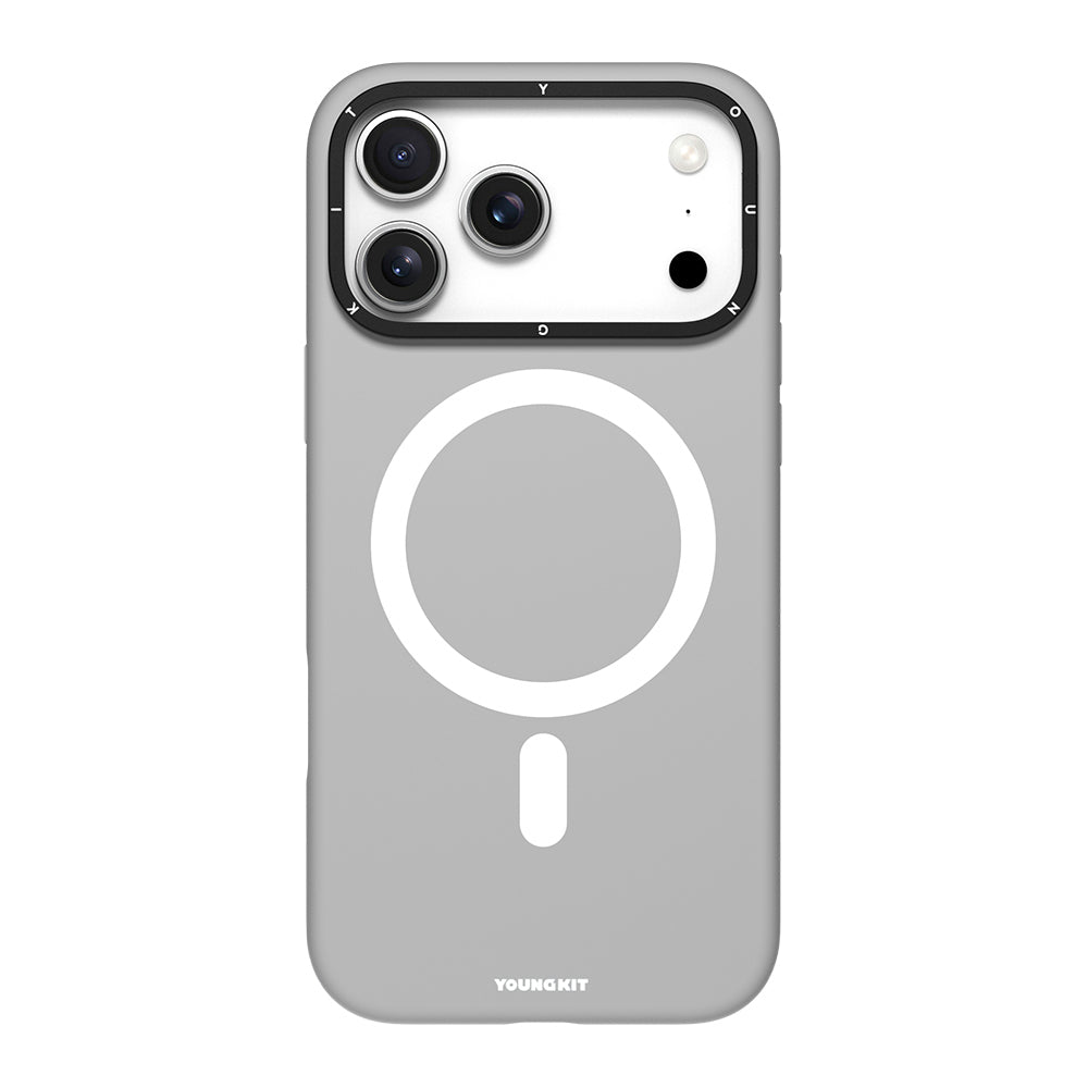 Youngkit Gel Cream Serisi iPhone 17 Pro M-Safe Şarj Özellikli Kamera Standlı Kılıf