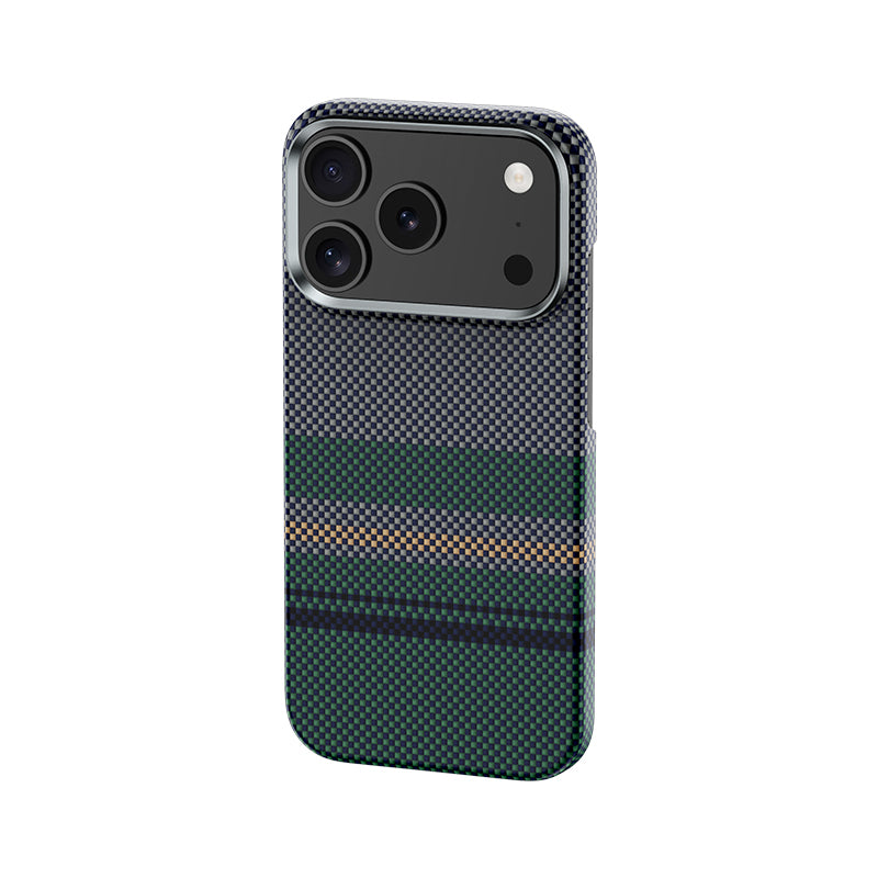 Benks Aurora ArmorPro iPhone 17 Pro Magsafe Karbon Fiber Tasarımlı Kevlar Kılıf
