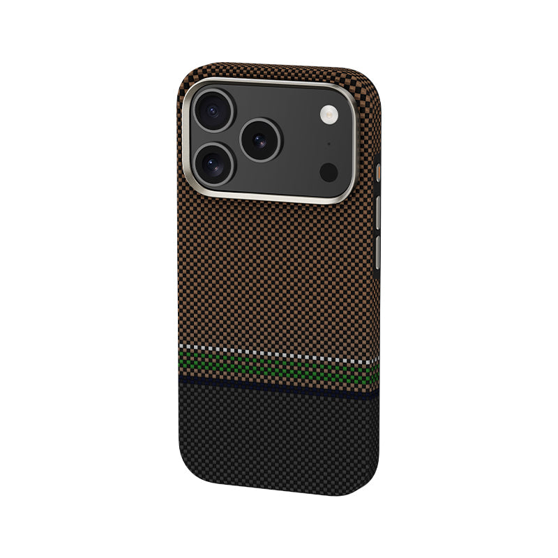 Benks Prestige ArmorPro iPhone 17 Pro Magsafe Karbon Fiber Tasarımlı Kevlar Kılıf