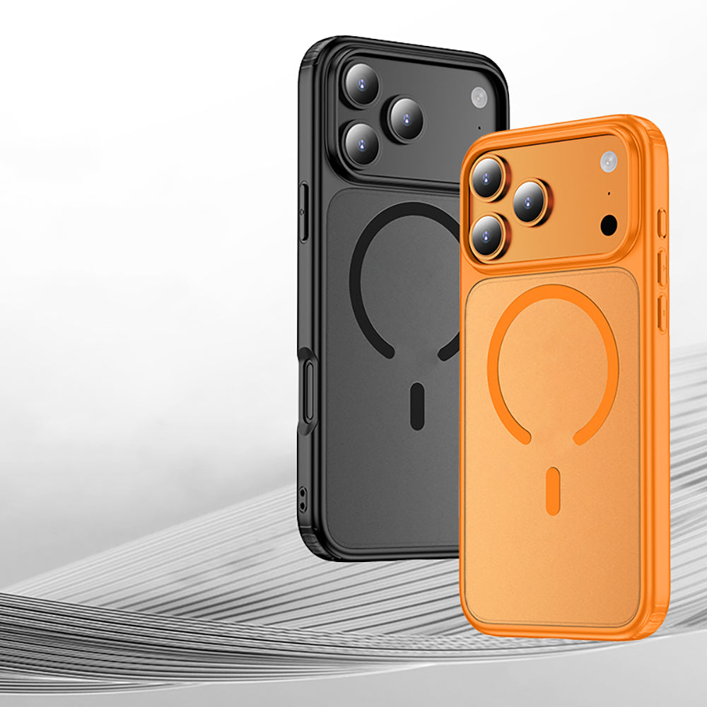 Wlons Lola iPhone 17 Pro M-safe Şarj Özellikli Mat Arka Yüzey Kılıf