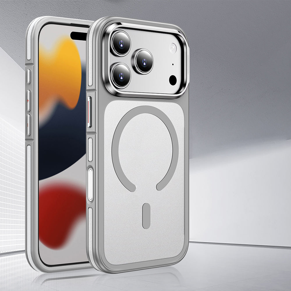 Wlons Vevo iPhone 17 Pro M-safe Şarj Özellikli Mat Görünümlü Telefon Kılıfı