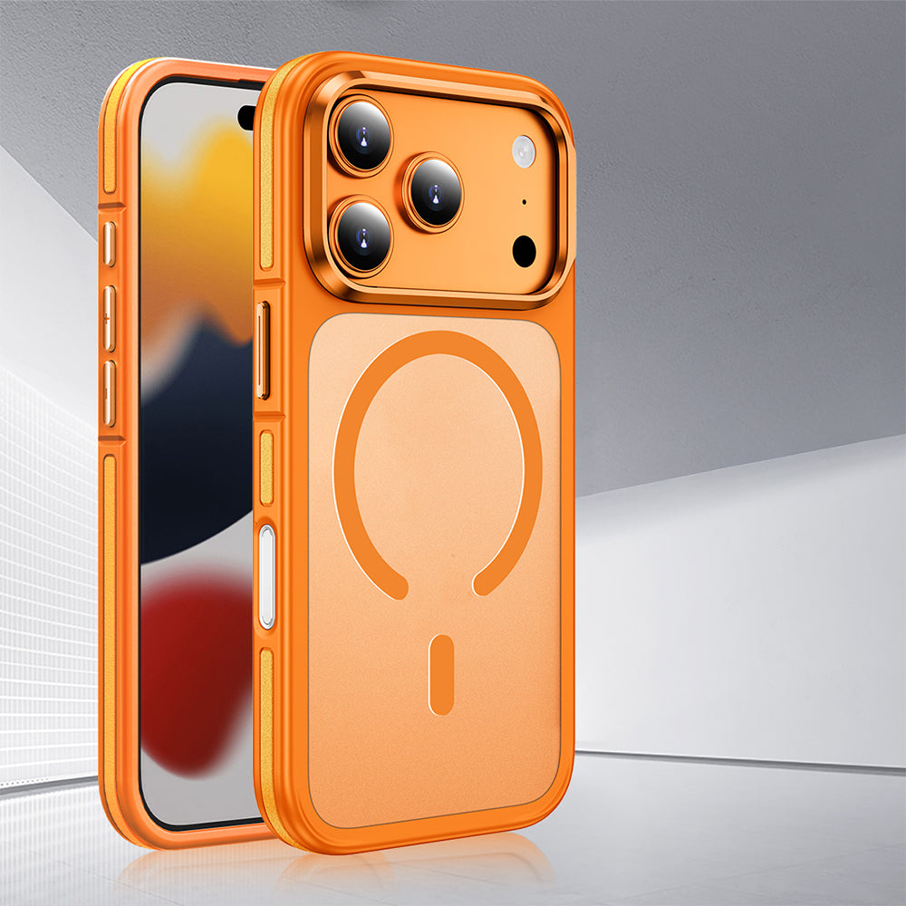 Wlons Vevo iPhone 17 Pro M-safe Şarj Özellikli Mat Görünümlü Telefon Kılıfı