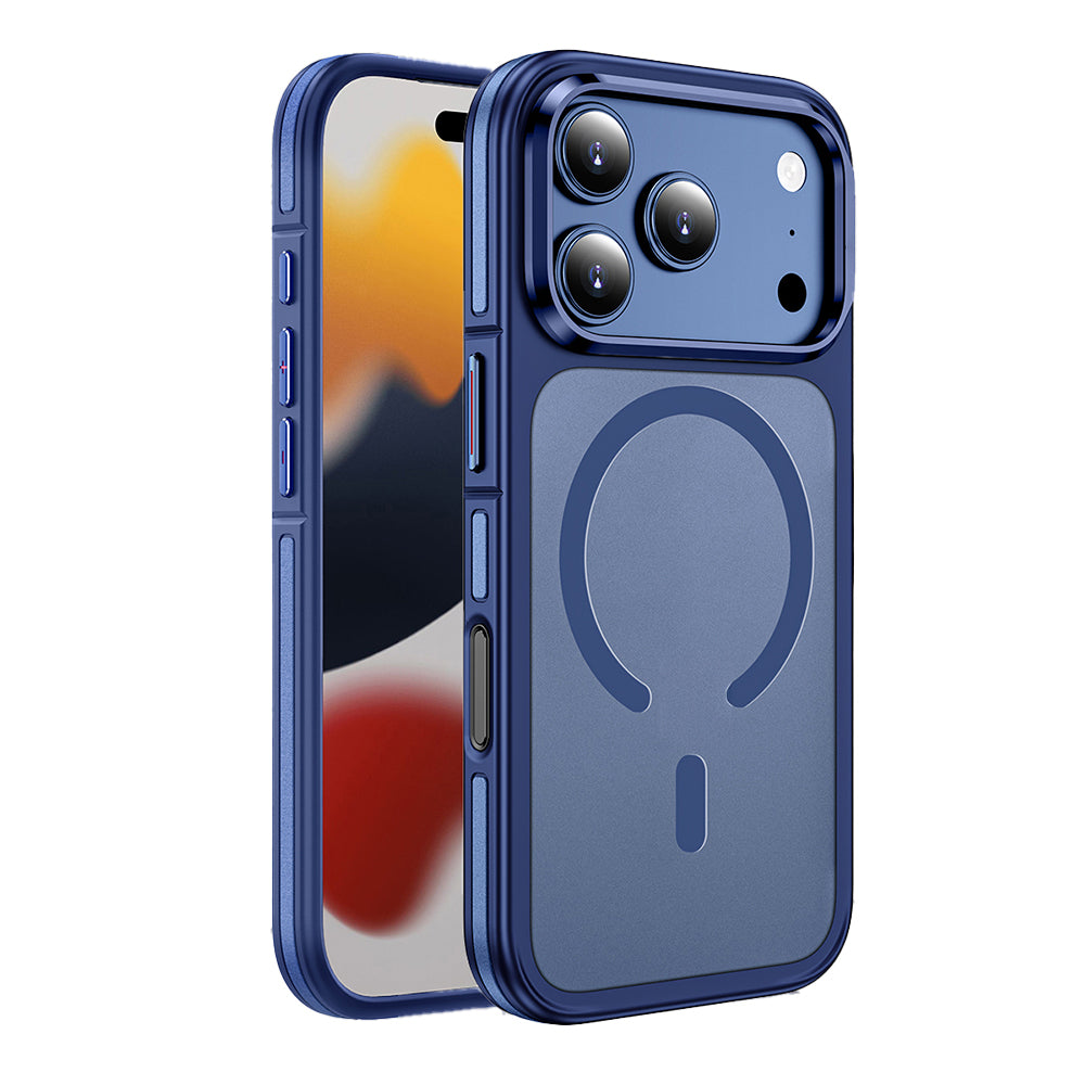 Wlons Vevo iPhone 17 Pro M-safe Şarj Özellikli Mat Görünümlü Telefon Kılıfı