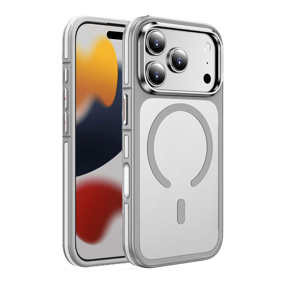 Wlons Vevo iPhone 17 Pro M-safe Şarj Özellikli Mat Görünümlü Telefon Kılıfı