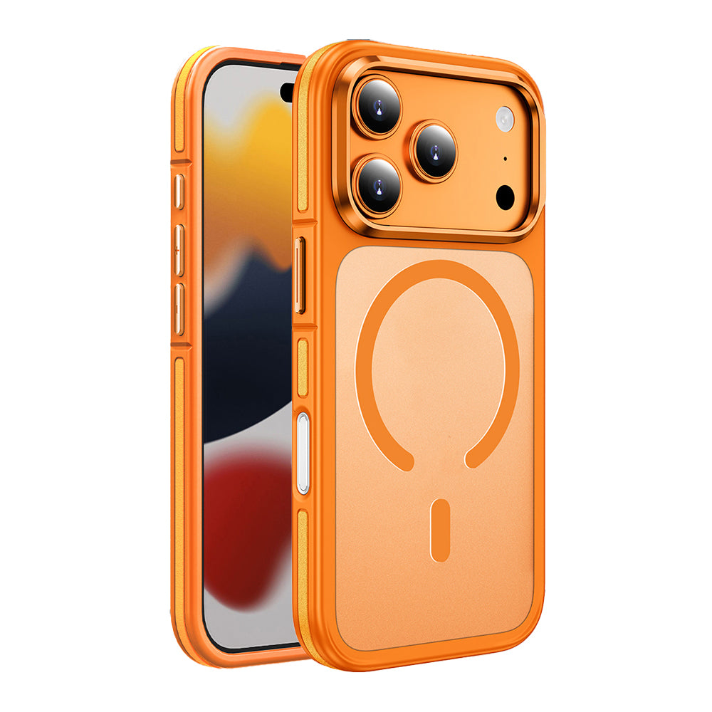 Wlons Vevo iPhone 17 Pro M-safe Şarj Özellikli Mat Görünümlü Telefon Kılıfı