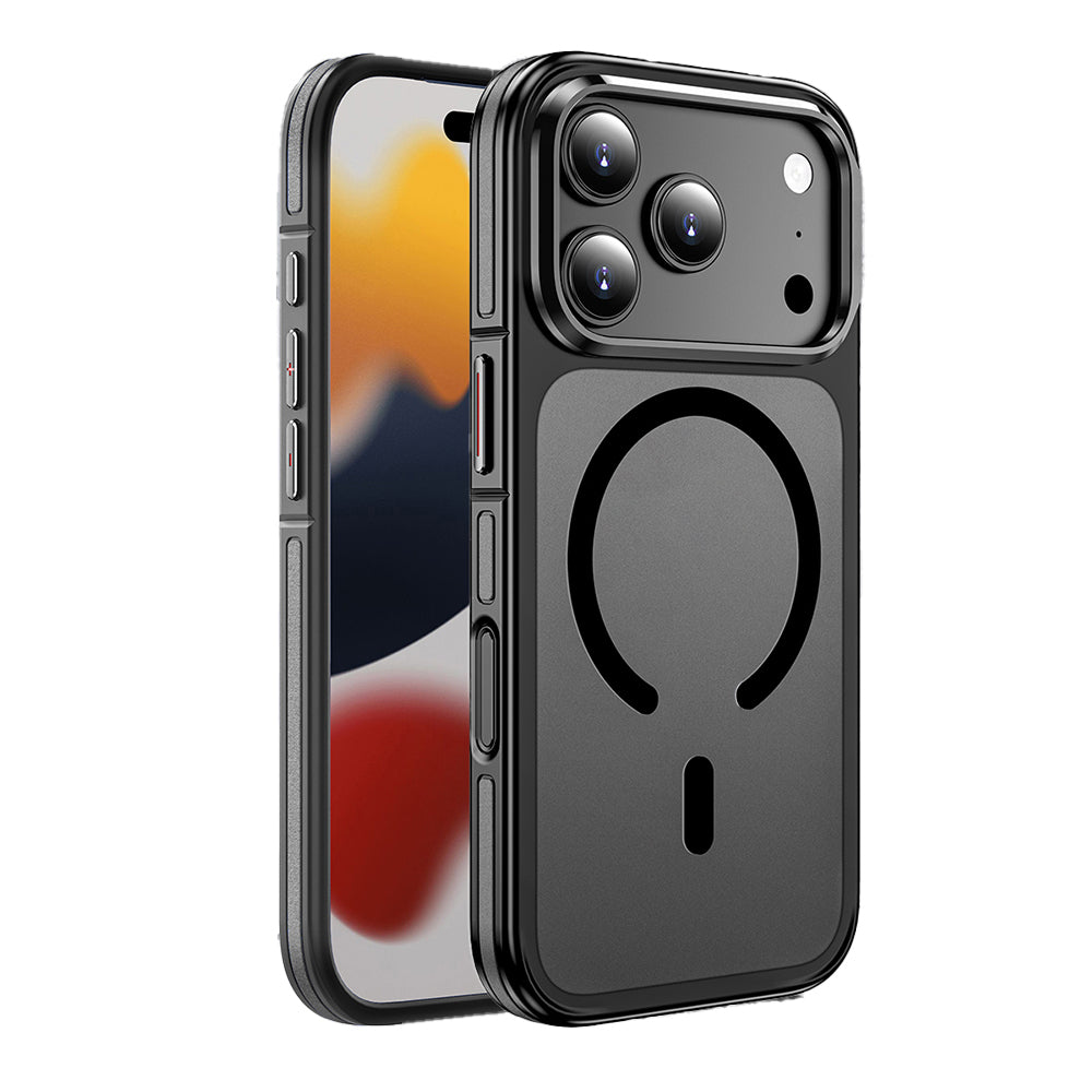 Wlons Vevo iPhone 17 Pro M-safe Şarj Özellikli Mat Görünümlü Telefon Kılıfı