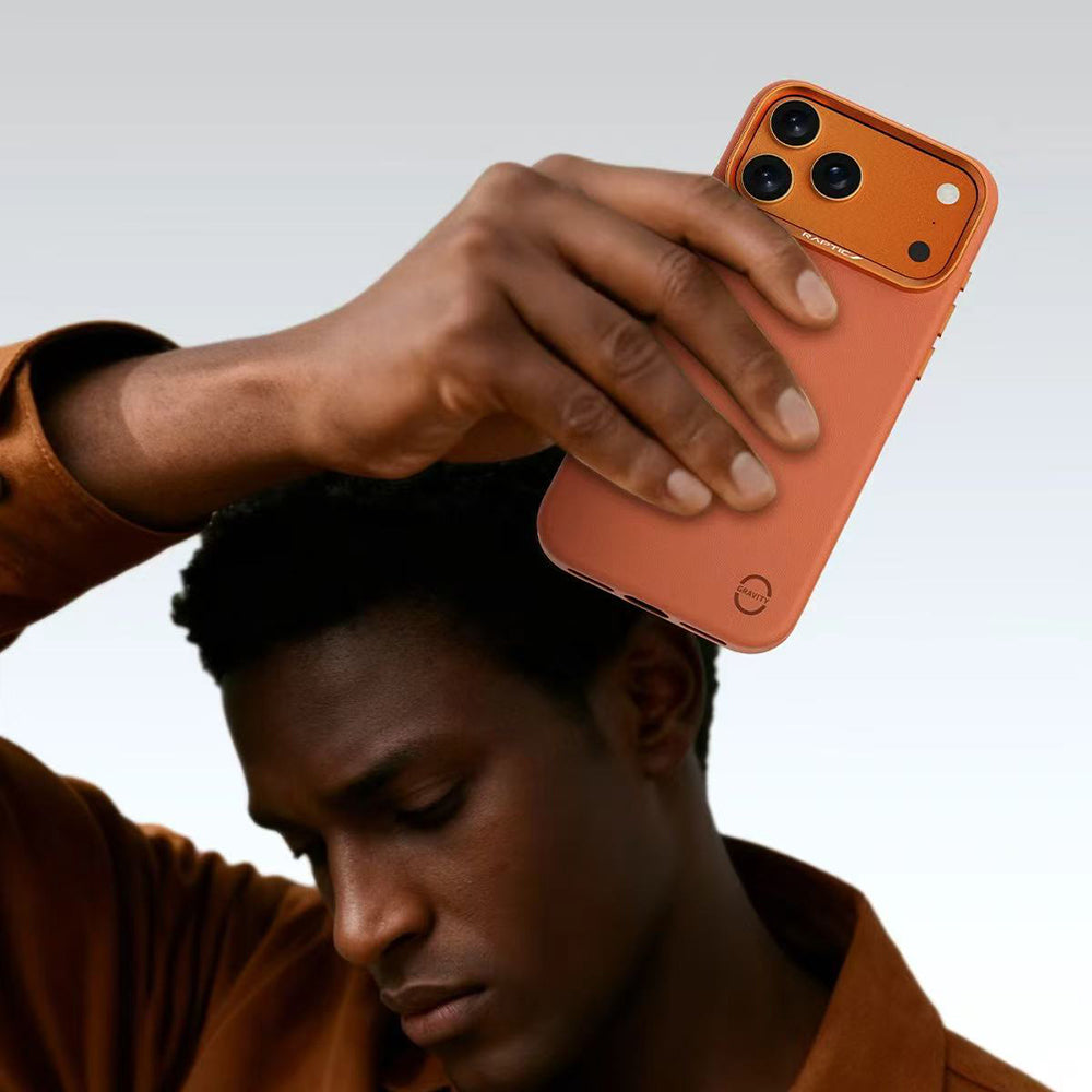 Raptic Urban Nano iPhone 17 Pro M-Safe Şarj Özellikli Polimerik Deri Telefon Kılıfı