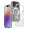 Cepax iPhone 17 Pro M-safe Şarj Özellikli Şeffaf Sert PC Embos Kılıf