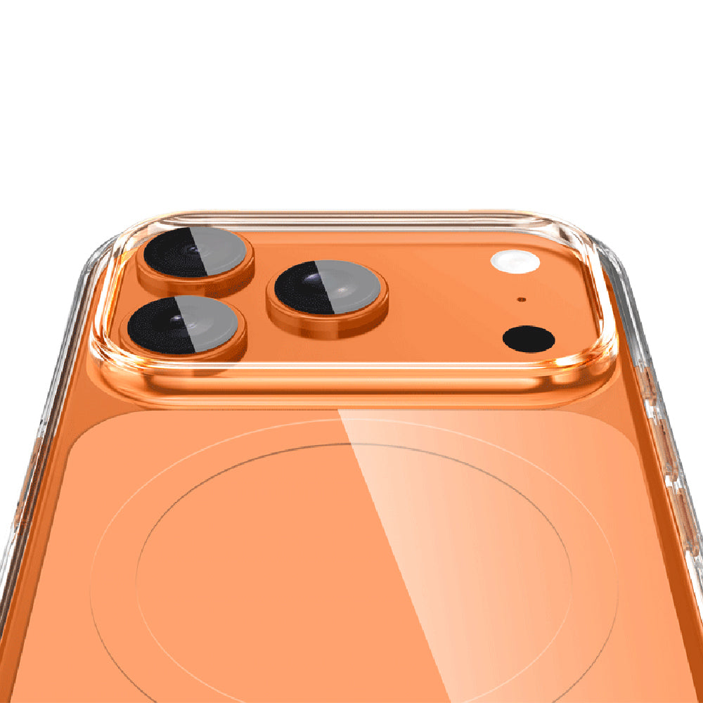 Wlons Apel iPhone 17 Pro M-safe Şarj Özellikli Şeffaf Tasarımlı Telefon Kılıfı