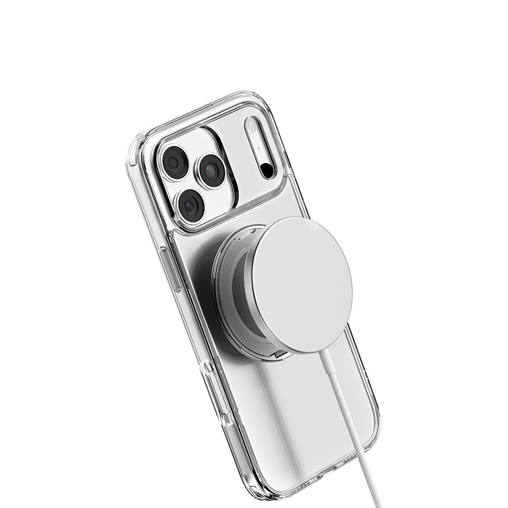 Mutural Fresh Serisi iPhone 17 Pro M-safe Şarj Özellikli Standlı Airbag Tasarımlı Kılıf