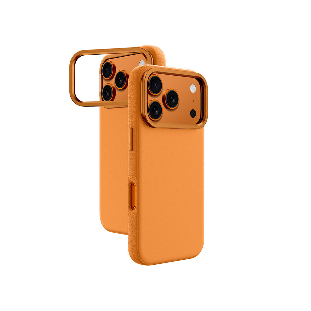 Amazingthing Glamour Mag Serisi iPhone 17 Pro M-safe Şarj Özellikli Standlı PU Kılıf