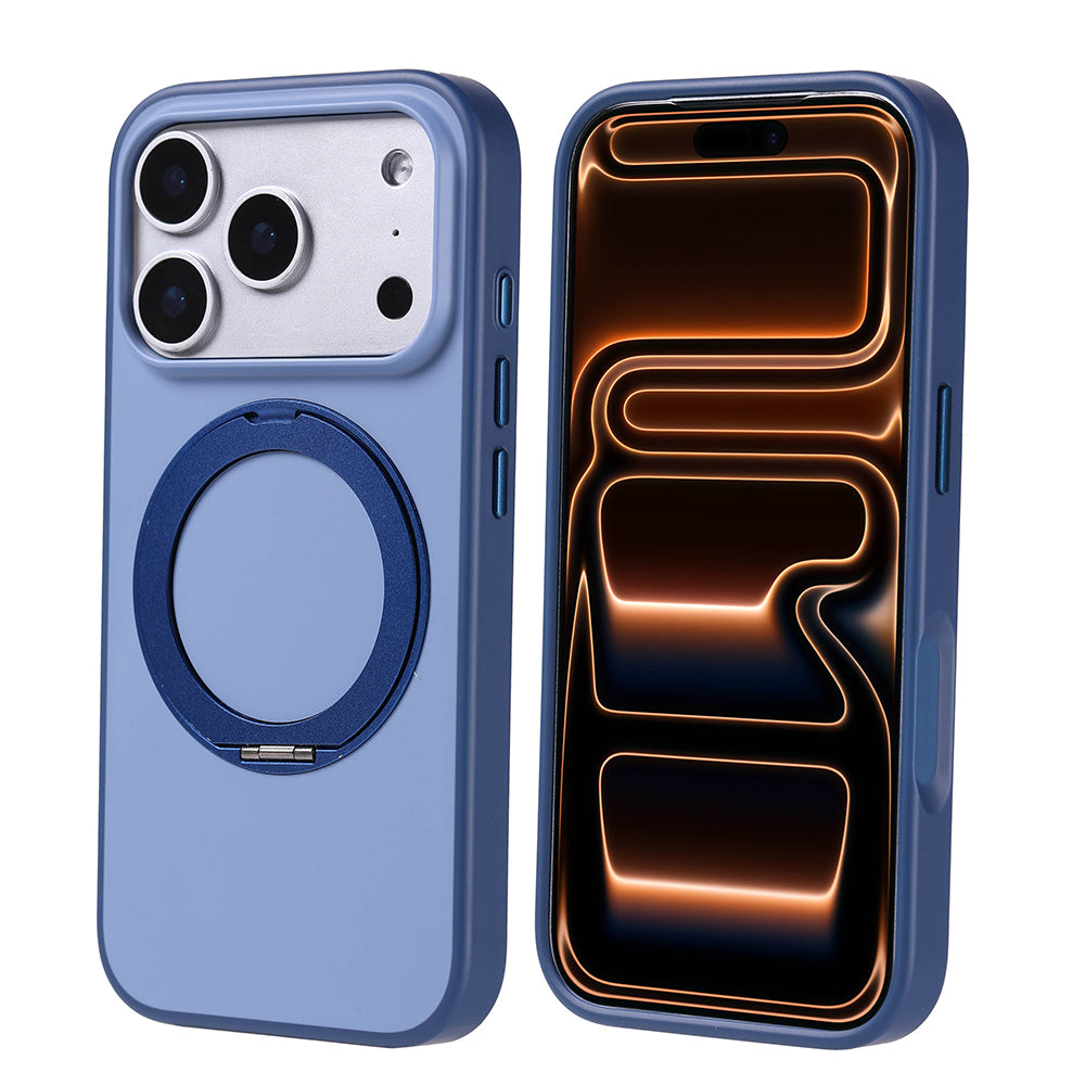 Cepax iPhone 17 Pro M-Safe Şarj Özellikli Standlı Proton Silikon Kılıf