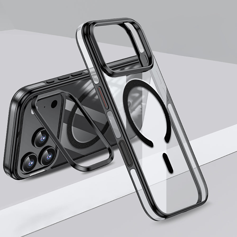 Wlons iPhone 17 Pro M-safe Şarj Özellikli Standlı Efsane Kılıf