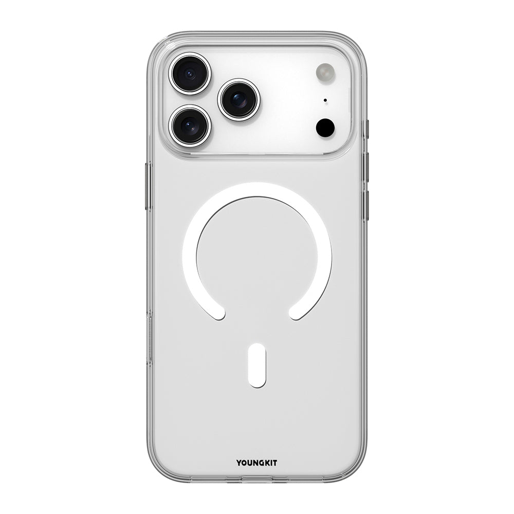 Youngkit Clear Serisi iPhone 17 Pro M-safe Şarj Özellikli Telefon Kılıfı
