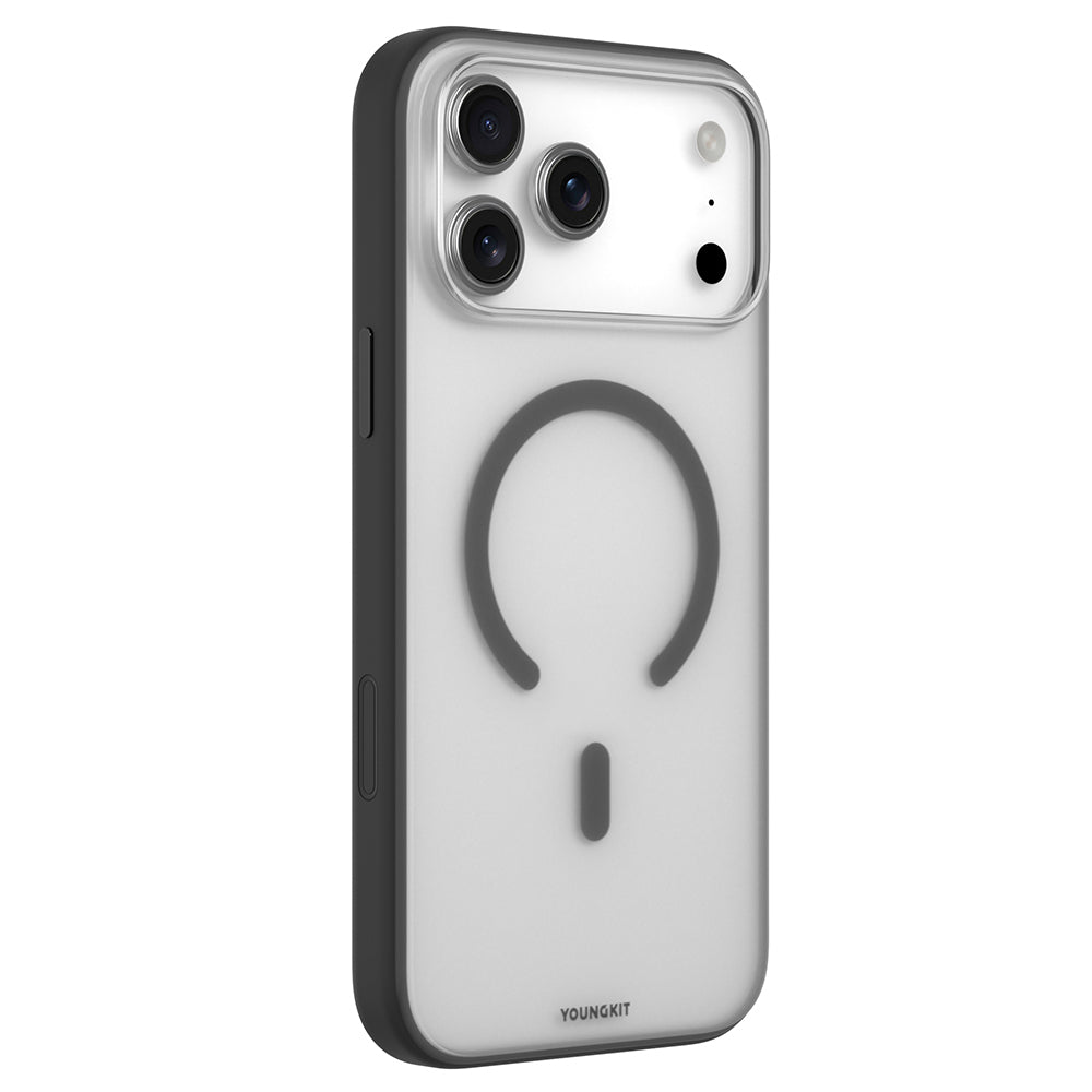 Youngkit Clear Serisi iPhone 17 Pro M-safe Şarj Özellikli Telefon Kılıfı