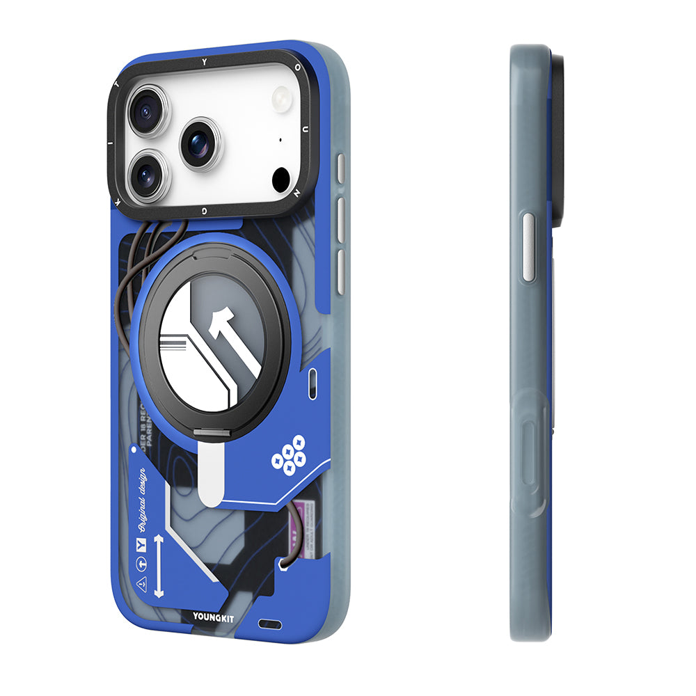 Youngkit Starship Serisi iPhone 17 Pro M-safe Şarj Özellikli Telefon Kılıfı