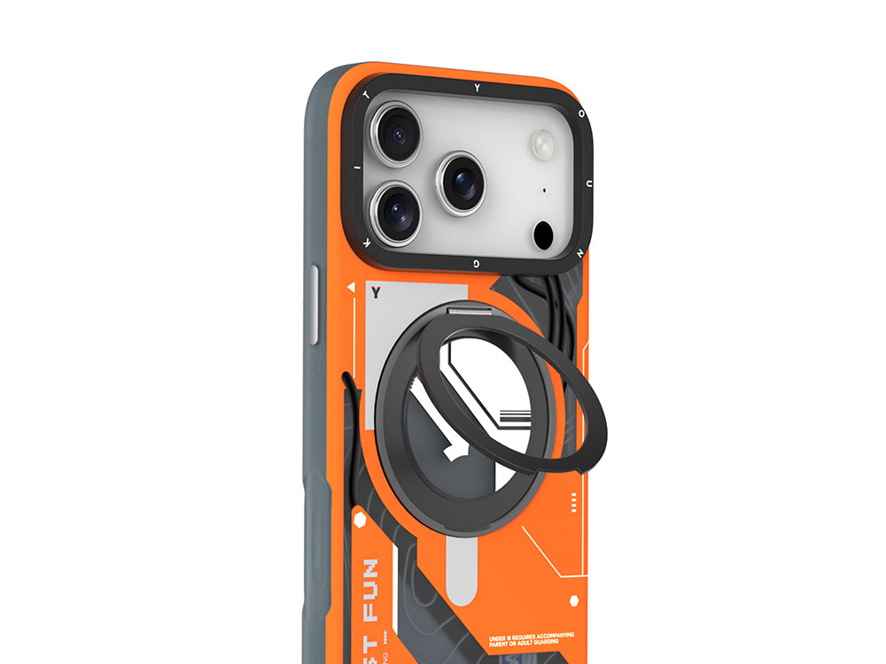 Youngkit Starship Serisi iPhone 17 Pro M-safe Şarj Özellikli Telefon Kılıfı