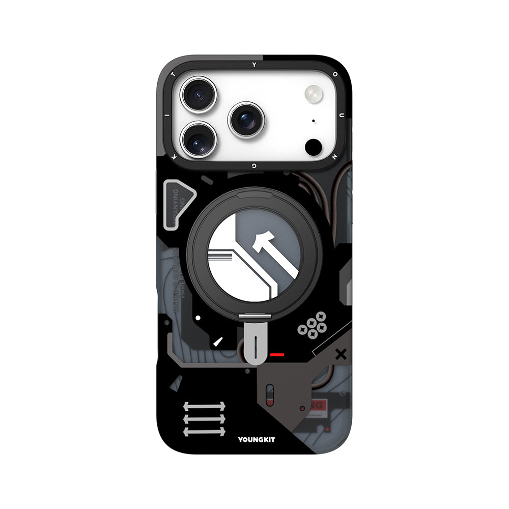 Youngkit Starship Serisi iPhone 17 Pro M-safe Şarj Özellikli Telefon Kılıfı