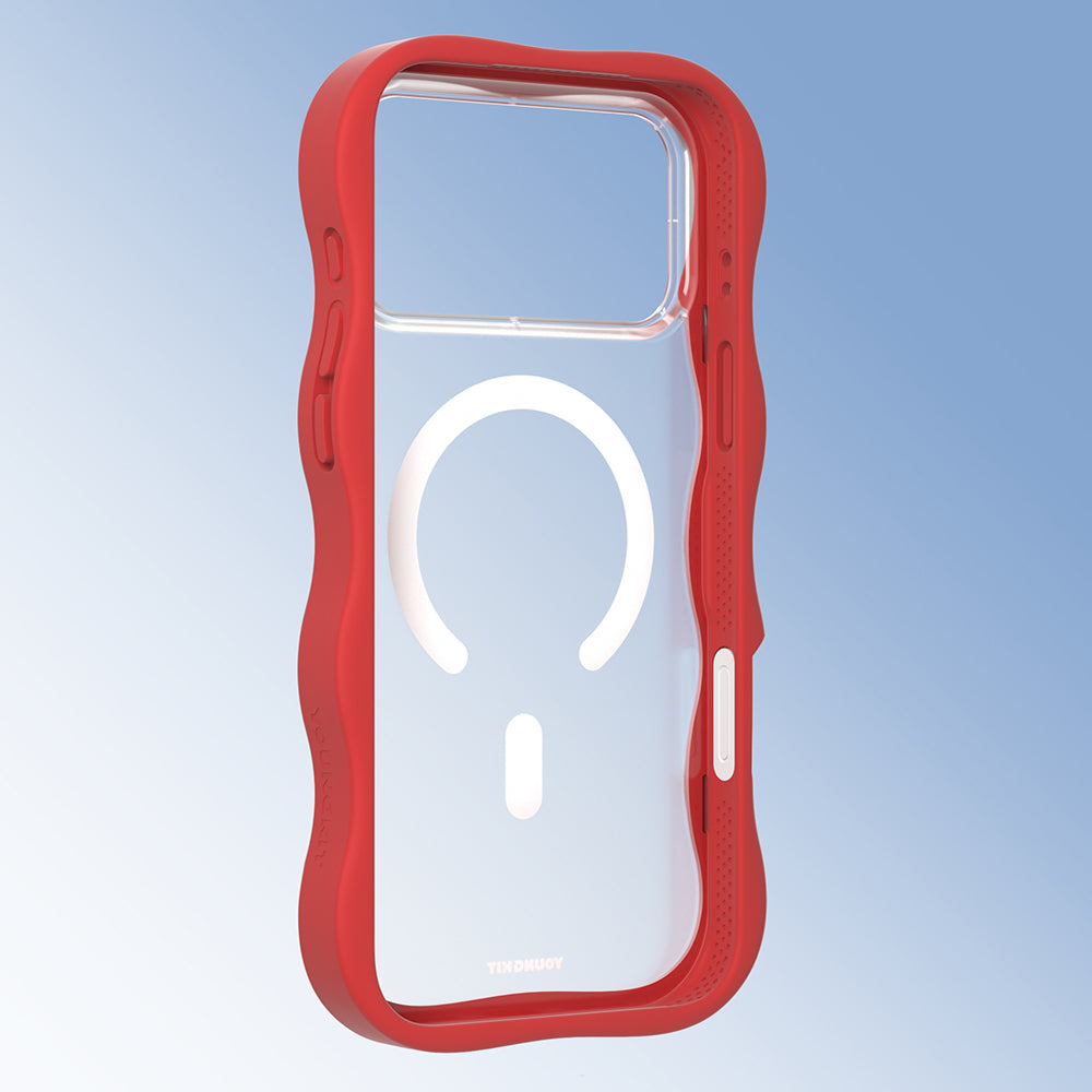 Youngkit Wave Matte Serisi iPhone 17 Pro Kılıf M-safe Şarj Özellikli Kılıf