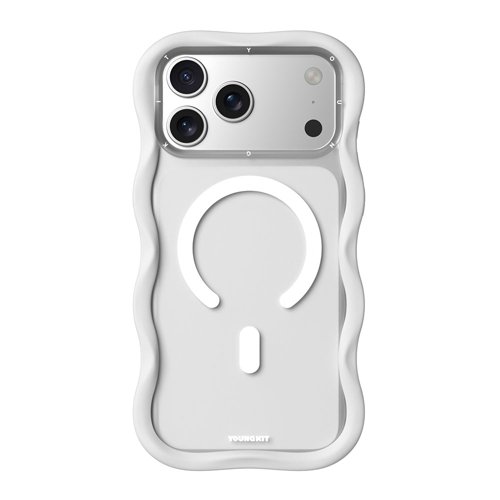 Youngkit Wave Matte Serisi iPhone 17 Pro Kılıf M-safe Şarj Özellikli Kılıf